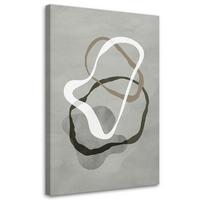 KUNSTDRUCK Grau 70/100 cm - Grau, Textil (70/100cm) - KUNSTLOFT