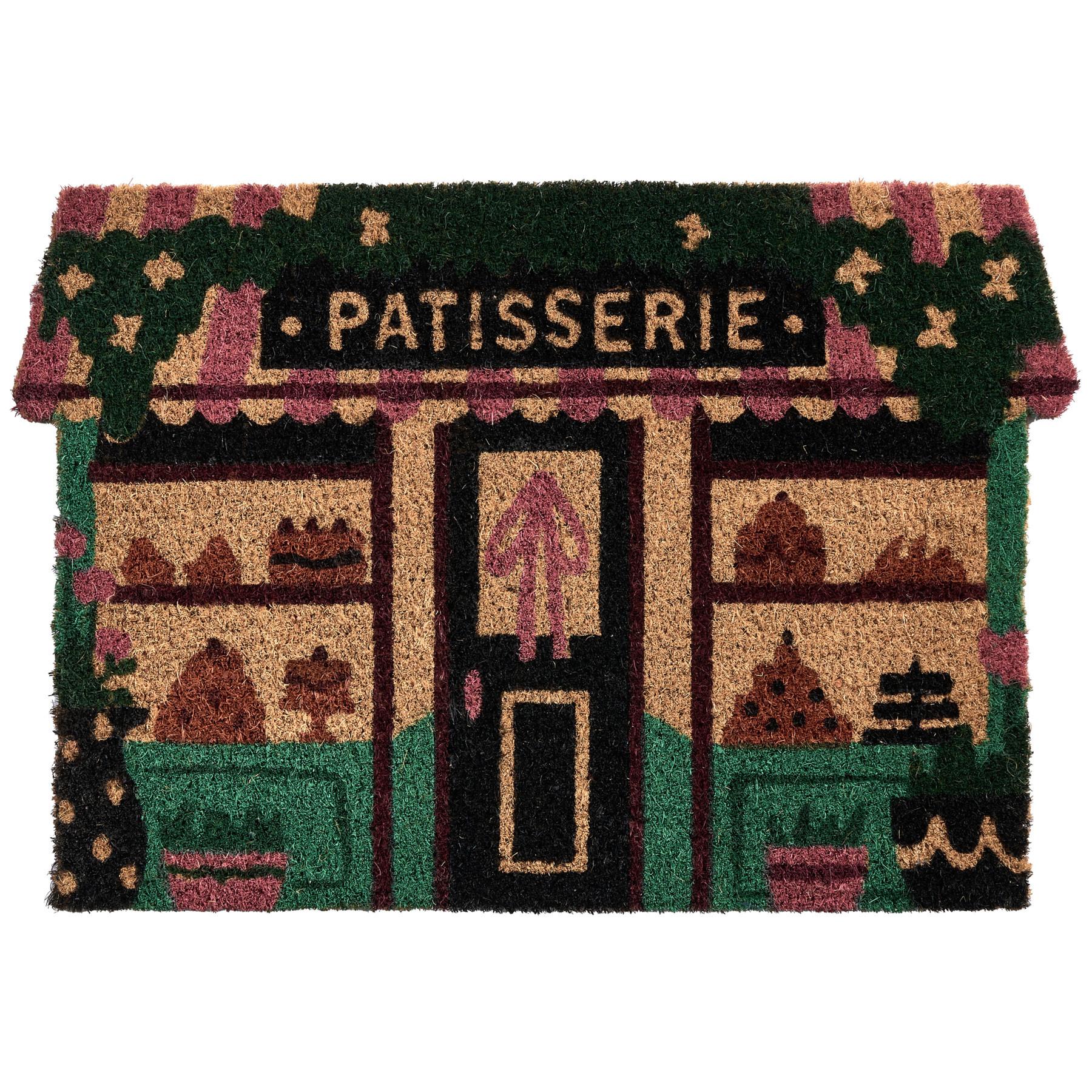 FUSSMATTE Bunt 60/90 cm Kokosfasern Ternate - Multicolor, Textil (60/90cm) - Beliani
