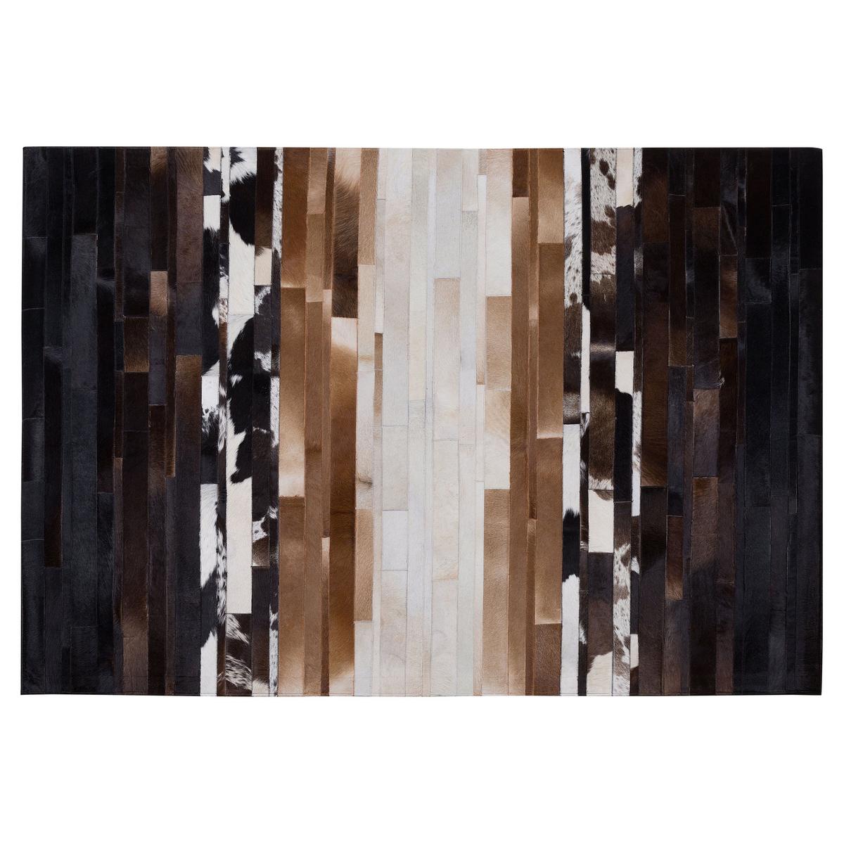 KURZFLOR-TEPPICH Dalyan 200/140 cm - Multicolor, Fell (140/200cm) - Beliani