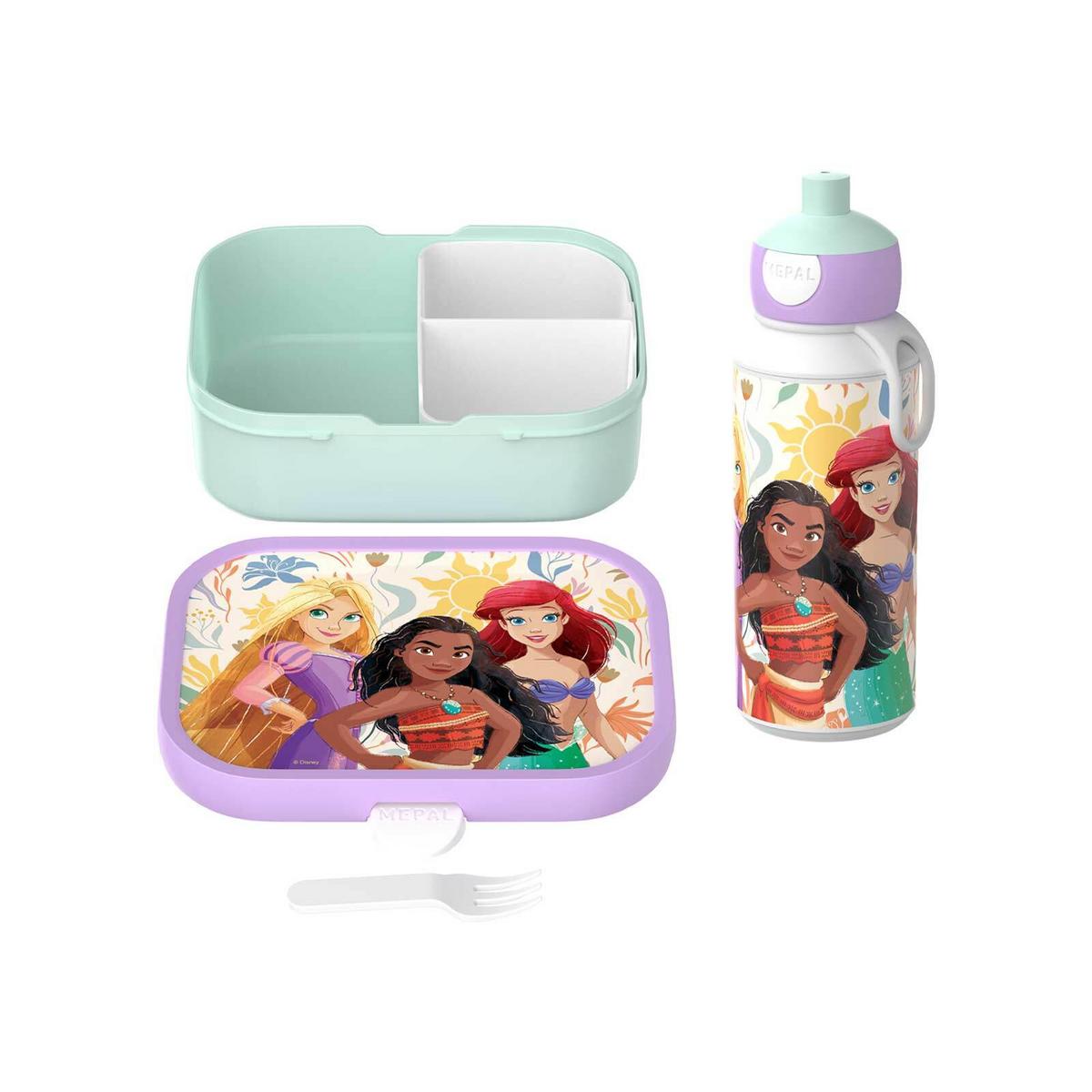 LUNCHSET Campus Princess Power 2-tlg. - Violett/Mintgrün, Kunststoff (7.5/18.8/20.5cm) - Mepal