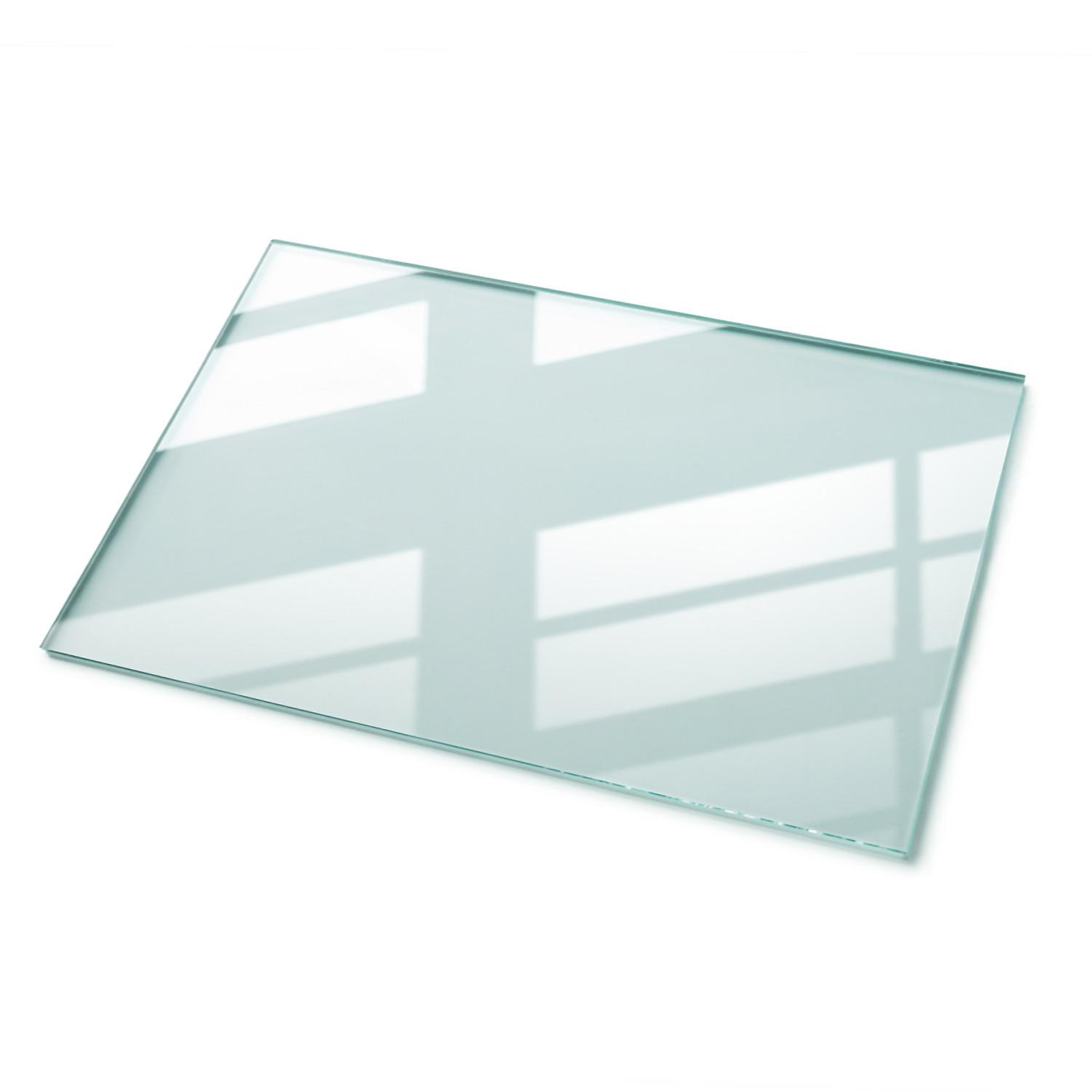 TISCHPLATTE 120 x 80 cm Transparente Glasplatte - Transparent, Glas (80/120/0.4cm) - TULUP