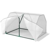 FOLIENGEWÄCHSHAUS, Weiß, Stahl, PE-Kunststoff - Weiß, Kunststoff (71/60/99cm) - Outsunny
