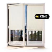SCREEN-ROLLO Plus Easyfix Leinen 100x180 - Beige, Kunststoff (100/180/1cm) - STORESDECO