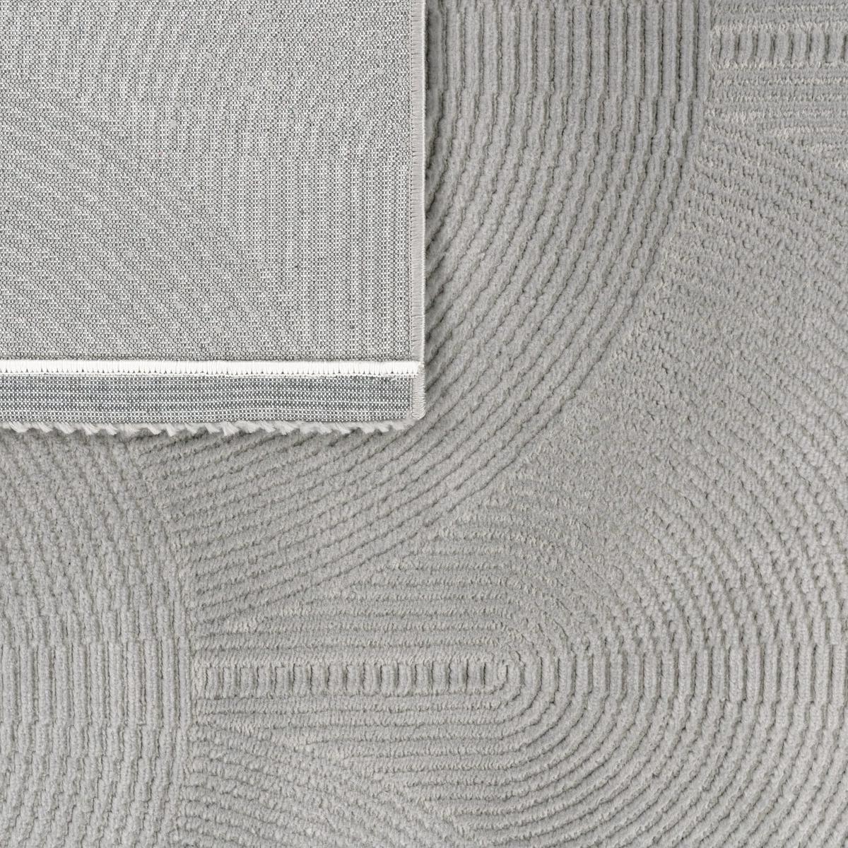 FLACHWEBETEPPICH Boho Anthrazit 80 x 150 cm - Anthrazit, Kunststoff (80/150cm) - TT Home