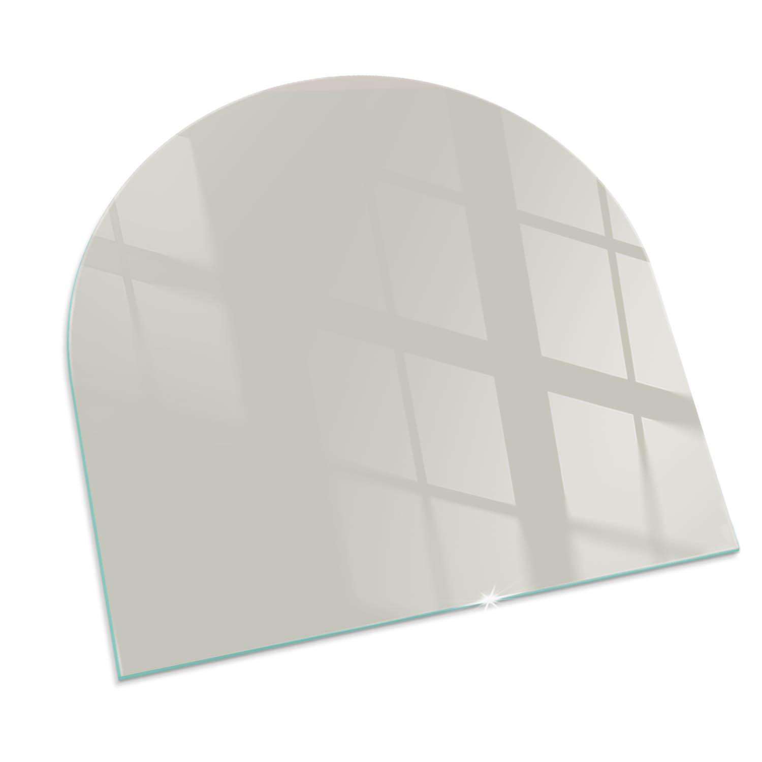 GLASPLATTE für Kamin 100x100 cm - Creme, Glas (100/100/0.4cm) - TULUP