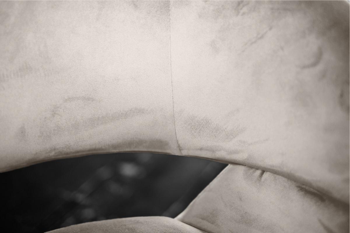 ESSZIMMERSTUHL LARA Cremeweiß Velvet Drehbar (360°) (1er-Set) - Creme, Kunststoff/Textil (61/82/62cm) - KAWOLA