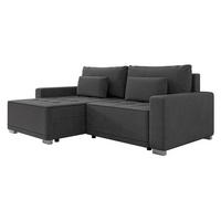 ECKSOFA Zeus - Dunkelgrau, Holz/Holzwerkstoff (238/160cm) - MIRJAN24