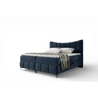 BOXBETT Charles In Freya - Blau, Holzwerkstoff/Textil (180/200cm) - Fun Möbel