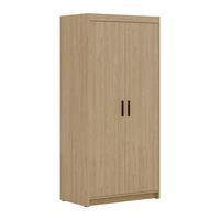 KLEIDERSCHRANK Storicos Geölte Eiche 89,7/190,5/53 cm - Modern 2-türig - Eichefarben, Holzwerkstoff/Kunststoff (89.8/190.6/53cm) - AX Living