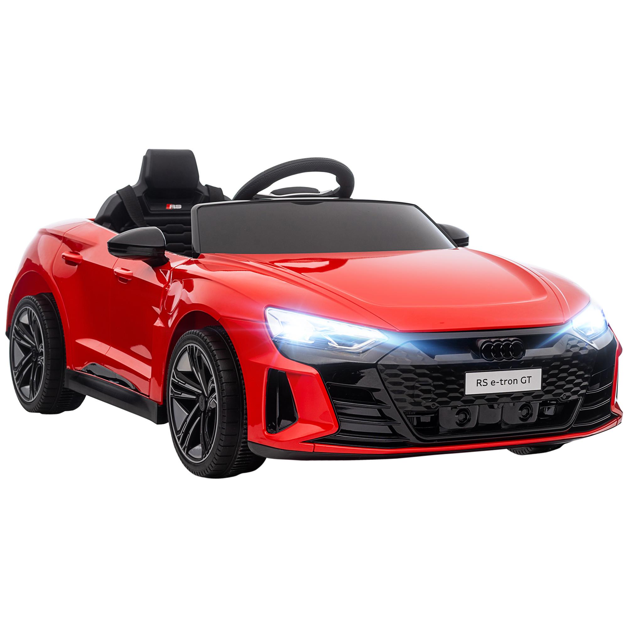 KINDER Elektroauto, Kinderauto mit 2,4G Ferbedienung, Kinderfahrzeug, Rot - Rot, Metall (103/58/41cm) - HOMCOM