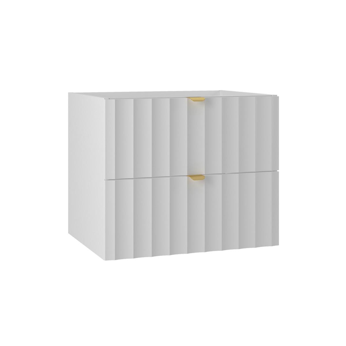 WASCHTISCHUNTERSCHRANK 60cm Lexa Weiß - Weiß, Holzwerkstoff (60/50/45.8cm) - Petits-meubles