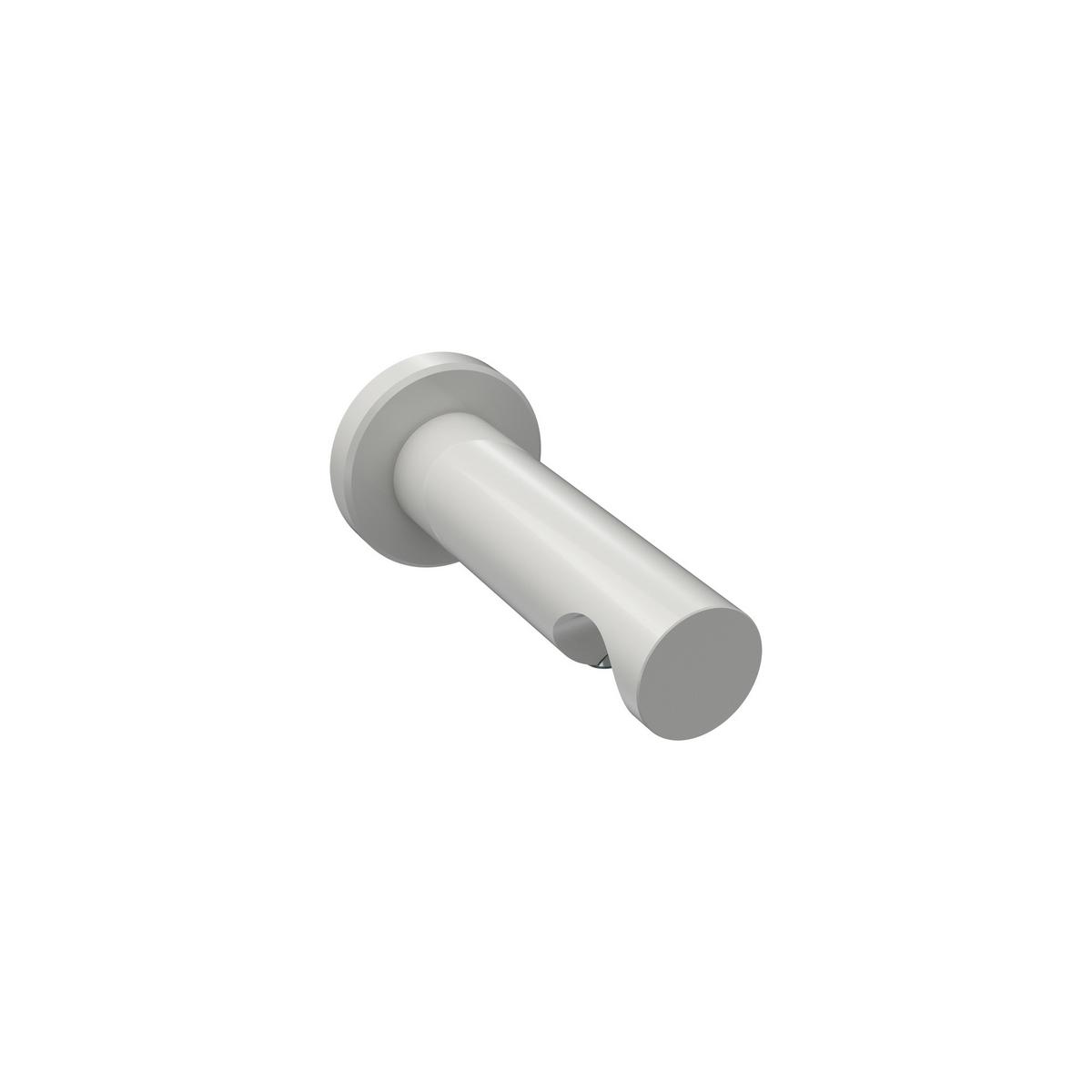 TRÄGER FÜR GARDINENSTANGEN 20 mm Ø, Platon 1-läufig, Weiß - Weiß, Metall (9/4/4cm) - INTERDECO