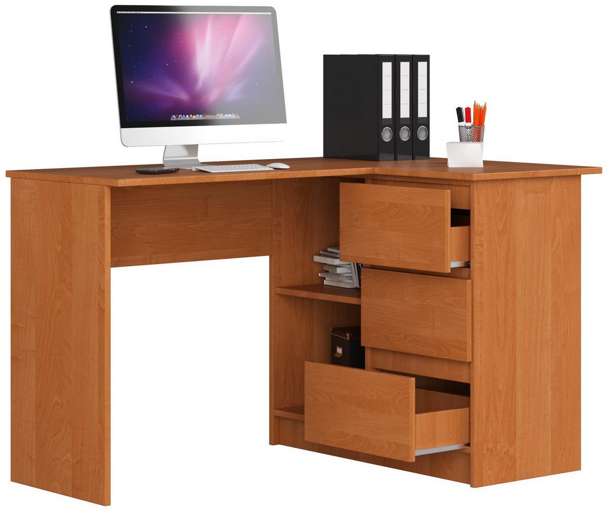 SCHREIBTISCH Erlefarben 77/124/85 - Erlefarben, Holzwerkstoff (124/52/77cm) - RAUMHIRSCH FURNITURE