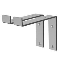 REGALHALTERUNG - Grau, Metall (4/14.5/20cm) - ML-DESIGN