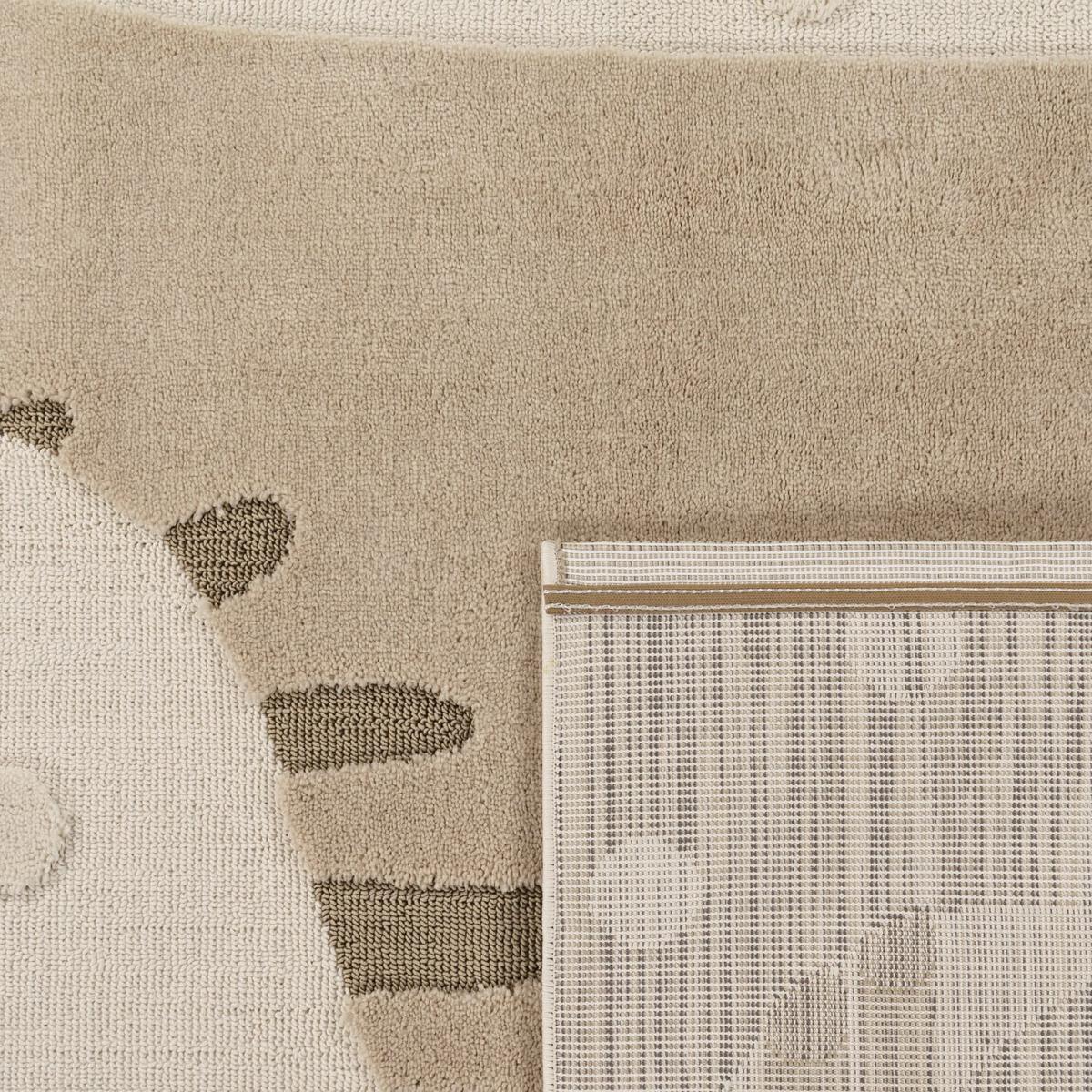 KINDERTEPPICH, mit Dino-Motiv, Beige, 120 x 160 cm - Beige, Textil (160/120cm) - KADIMA DESIGN