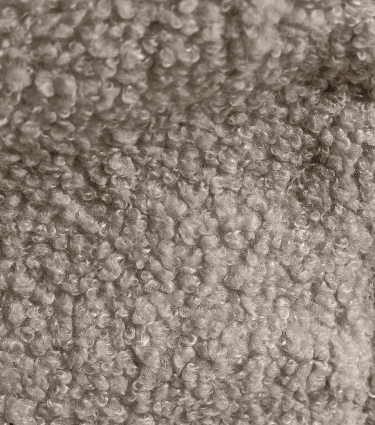 SITZSACK Bouclé Doze - Taupe, Textil (100/65/65cm) - Mokebo