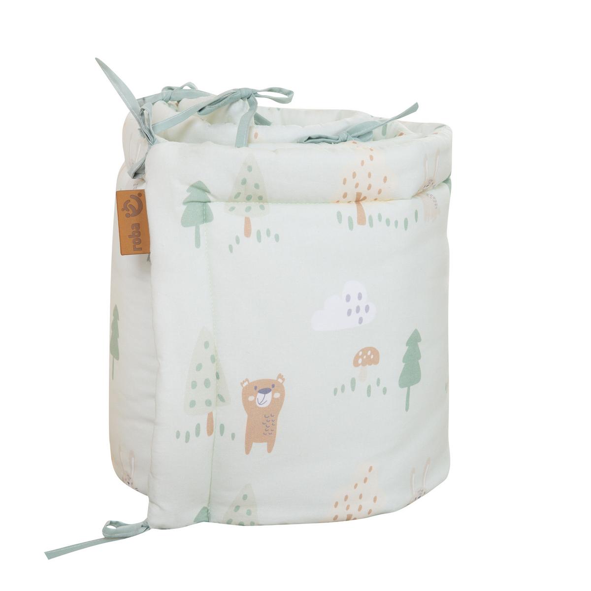 BABYBETTWÄSCHE Woodland Buddies - Weiß, Textil (100/135cm) - Roba