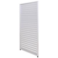 LAMELLENWAND FÜR PERGOLA Weiß - Weiß, Metall (90/220/6cm) - MCW
