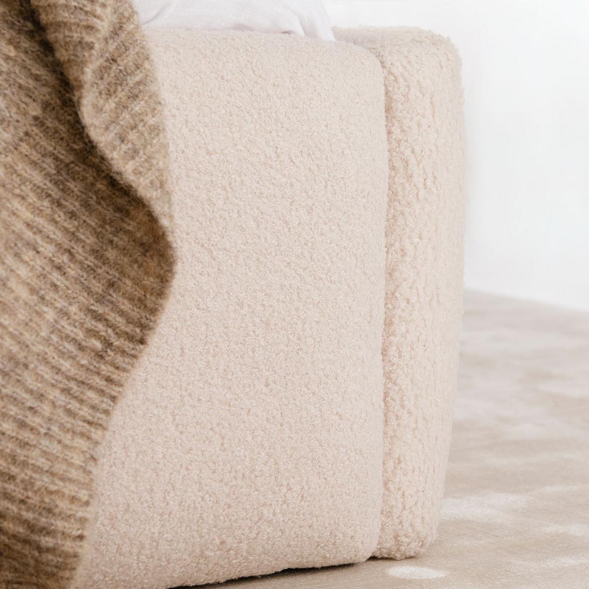 POLSTERBETT CLOUDY 180X200 CM - Beige, Textil (180/200cm) - IDIMEX