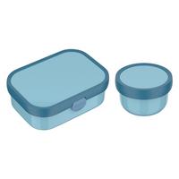 OBST- UND BENTOBOX Campus (2025) Cool Blue 300 & 750 ml 2er Set - Blau, Kunststoff (2/2/2cm) - Mepal