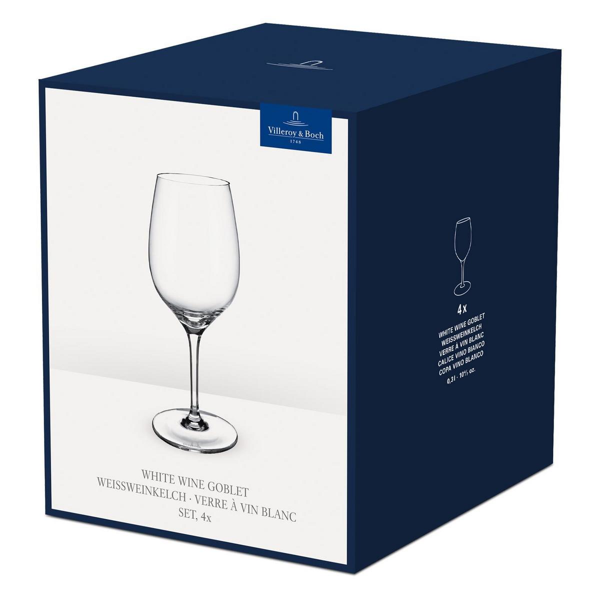 WEISSWEINGLÄSER Entrée transparent 300 ml 4er Set - Transparent, Glas (0.3L) - Villeroy & Boch