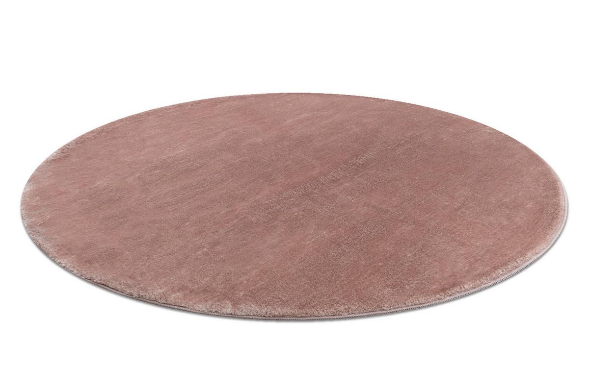 TEPPICH Visco 120 cm - Pink, Textil (120/120cm) - rugsX