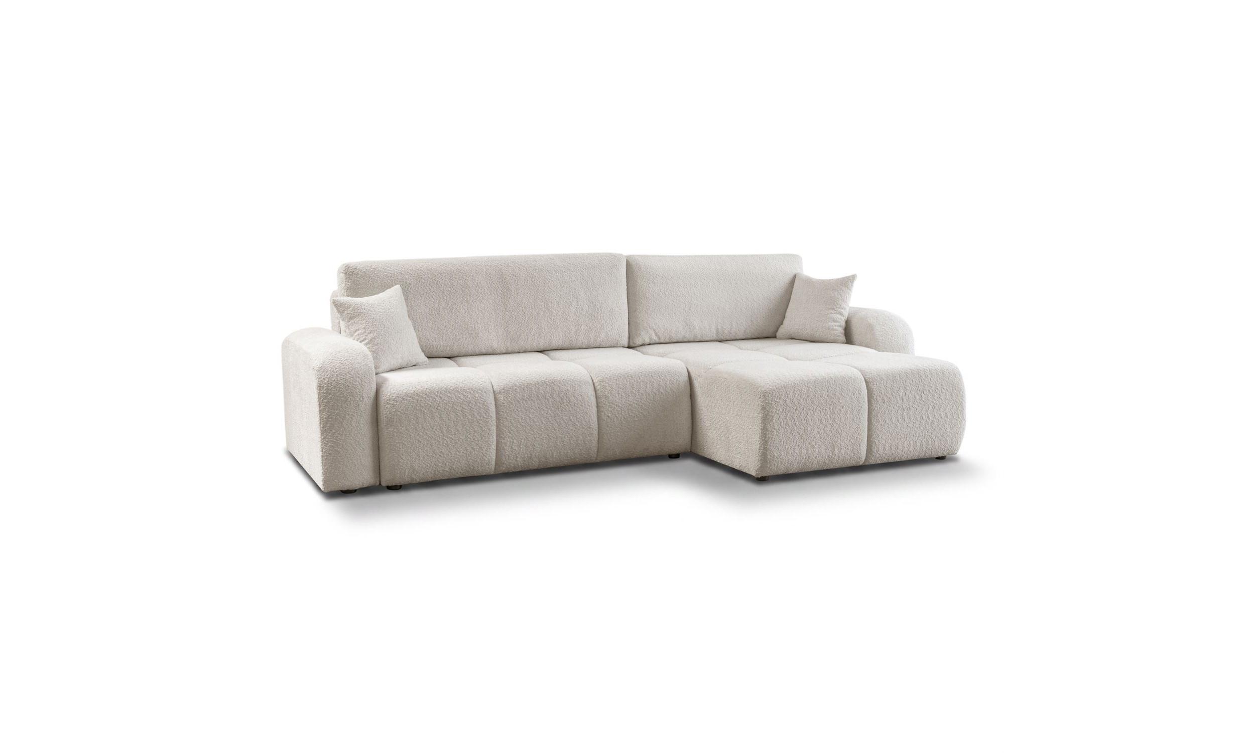 ECKSOFA MALIBU XL 275/150/87 cm Coral 65 - Ecru, Textil (275/150cm) - Lookway
