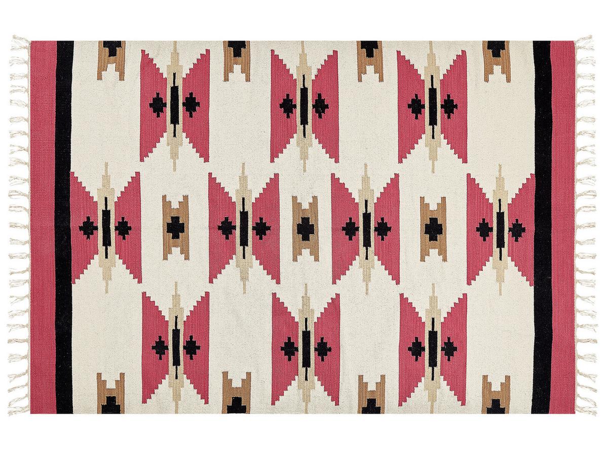 KELIM-TEPPICH Garni 230/160 cm - Multicolor, Textil (160/230cm) - Beliani