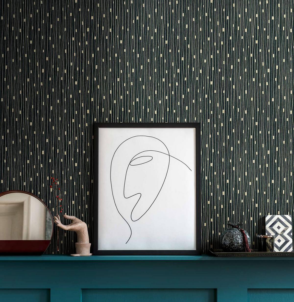 VLIESTAPETE Schwarz 53/1005 cm - Schwarz, Textil (53/1cm) - KUNSTLOFT