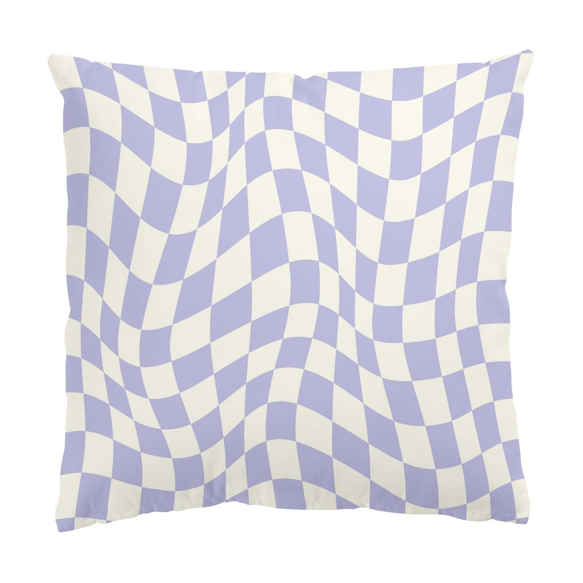 DEKOKISSEN 2er-Set Retro Duo II 50/50 cm - Violett, Textil (50/50cm) - Bilderwelten