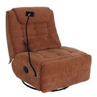 RELAXSESSEL Orange - Terracotta/Orange, Textil (82/96/163cm) - MCW