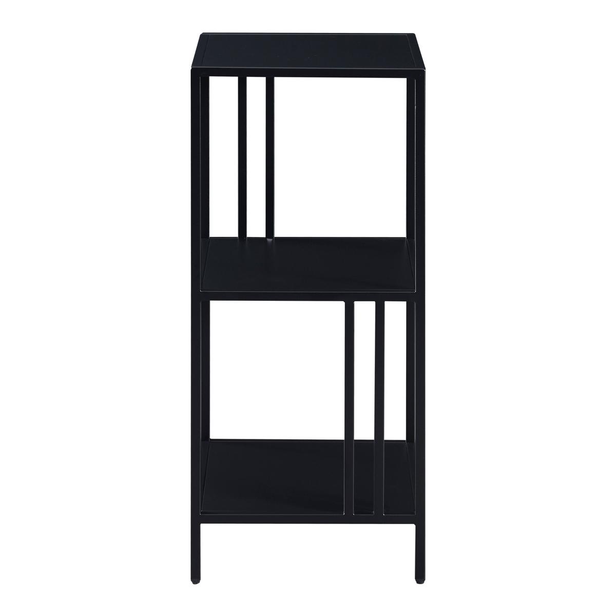 STANDREGAL Kumlinge - Schwarz, Metall (35/80/35cm) - [en.casa]