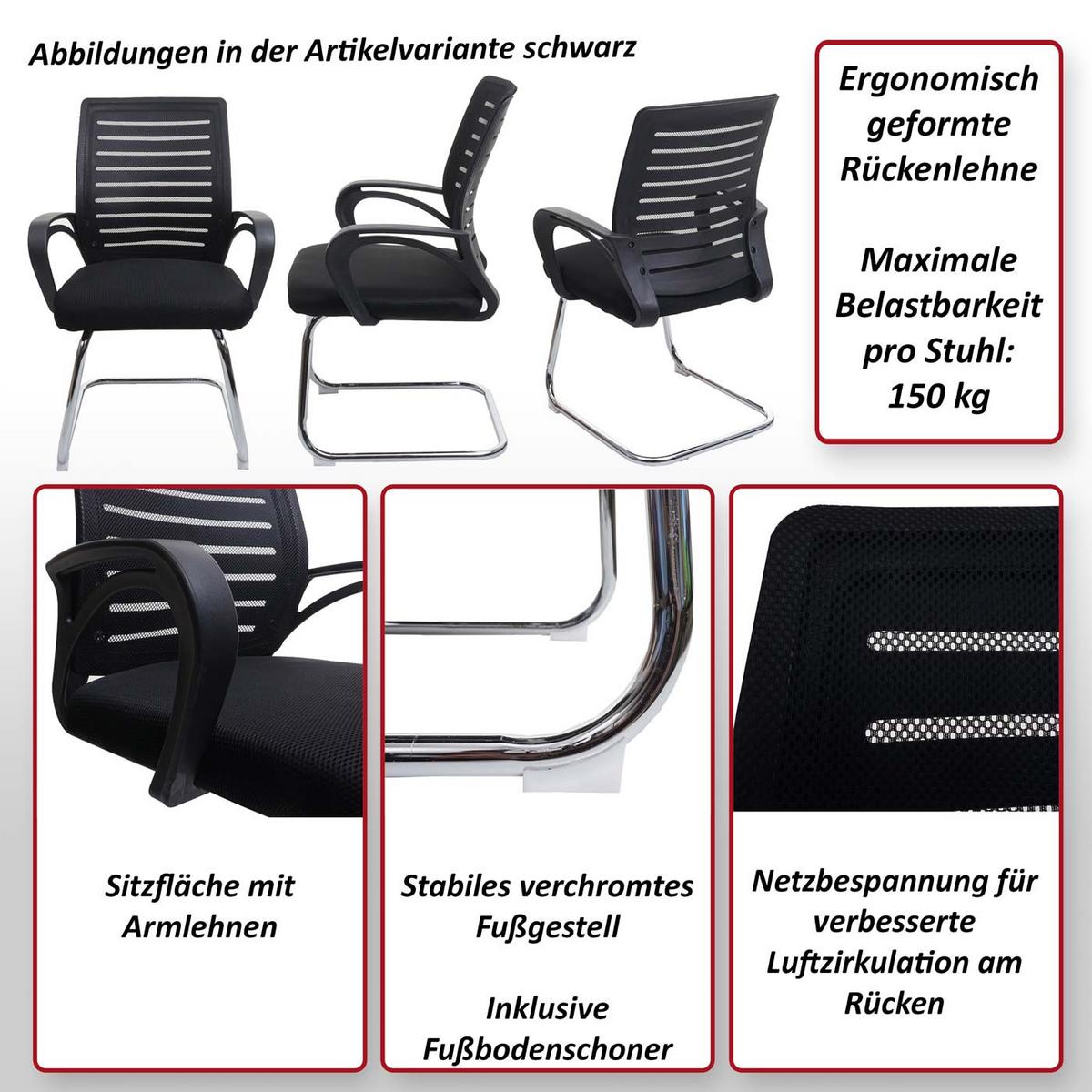 KONFERENZSTUHL Blau - Blau, Textil (60/94/49cm) - MCW