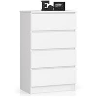 KOMMODE Weiß 99/60/40 - Weiß, Holzwerkstoff (60/99/40cm) - RAUMHIRSCH FURNITURE