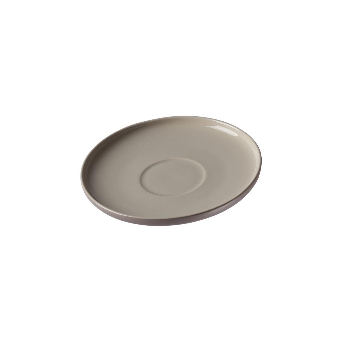 KAFFEEUNTERTASSEN Jasper taupe ø 15.0 cm 6er Set - Taupe, Keramik (15cm) - Ritzenhoff Breker