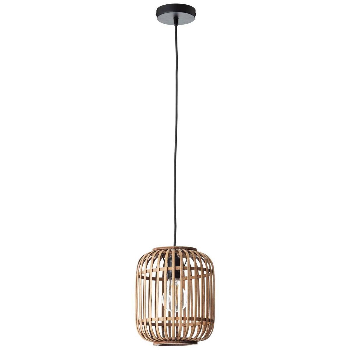 PENDELLEUCHTE Woodrow 93777/20 - Hellbraun, Metall (21.5/21.5/130cm) - Brilliant