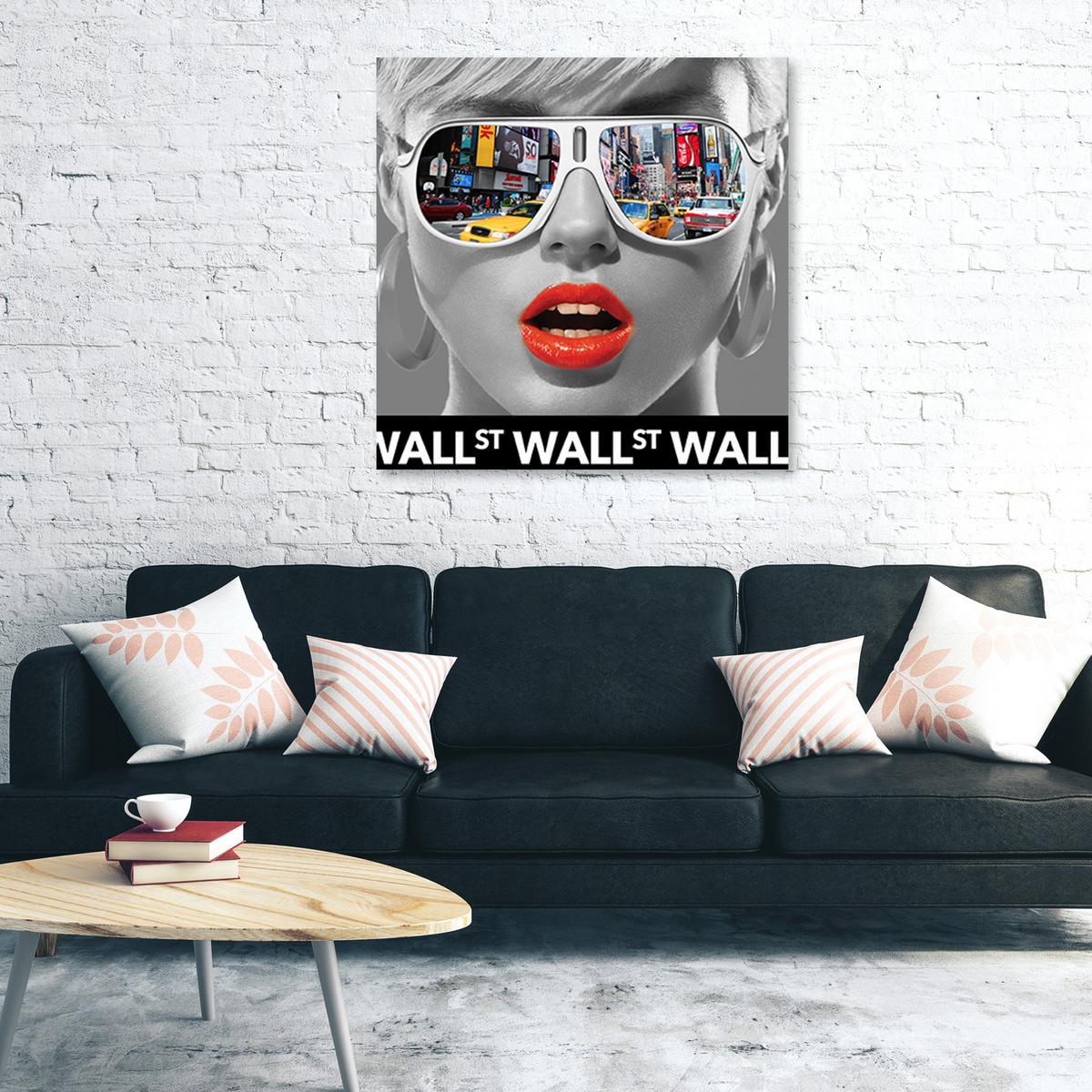 LEINWANDBILD, Menschen - Farbe 40x40cm - Multicolor, Textil (40/40cm) - Feeby