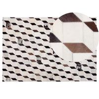 KURZFLOR-TEPPICH Alpkoy 200/140 cm - Beige, Fell (140/200cm) - Beliani