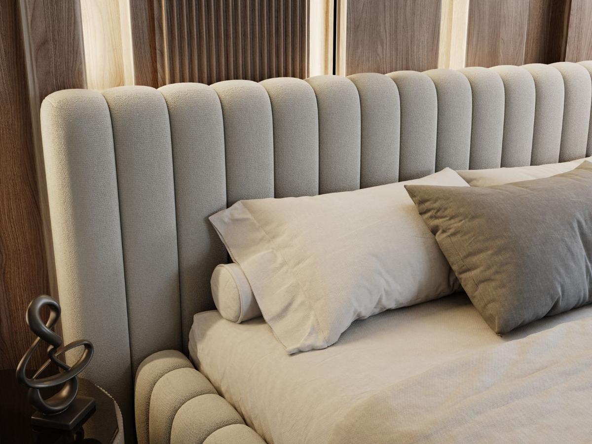 POLSTERBETT Bliss 160x200 Grau - Grau, Textil (160/200cm) - Graingold