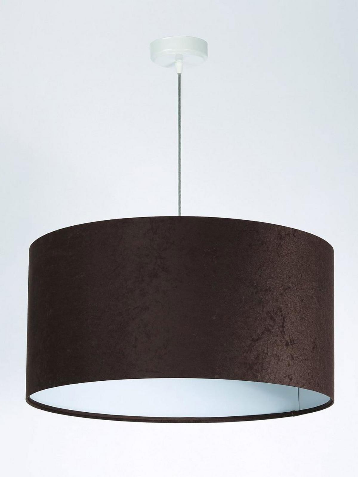 HÄNGELEUCHTE Weiß 50/25 cm - Weiß/Braun, Kunststoff (50/0.8/25cm) - ONZENO