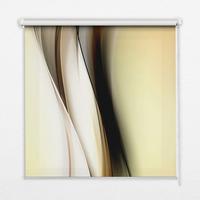 INNENROLLO - Fensterrollo - Rollo - 90x140 cm - Gelbe Abstraktion - Gelb, Kunststoff (90/140/0.5cm) - TULUP