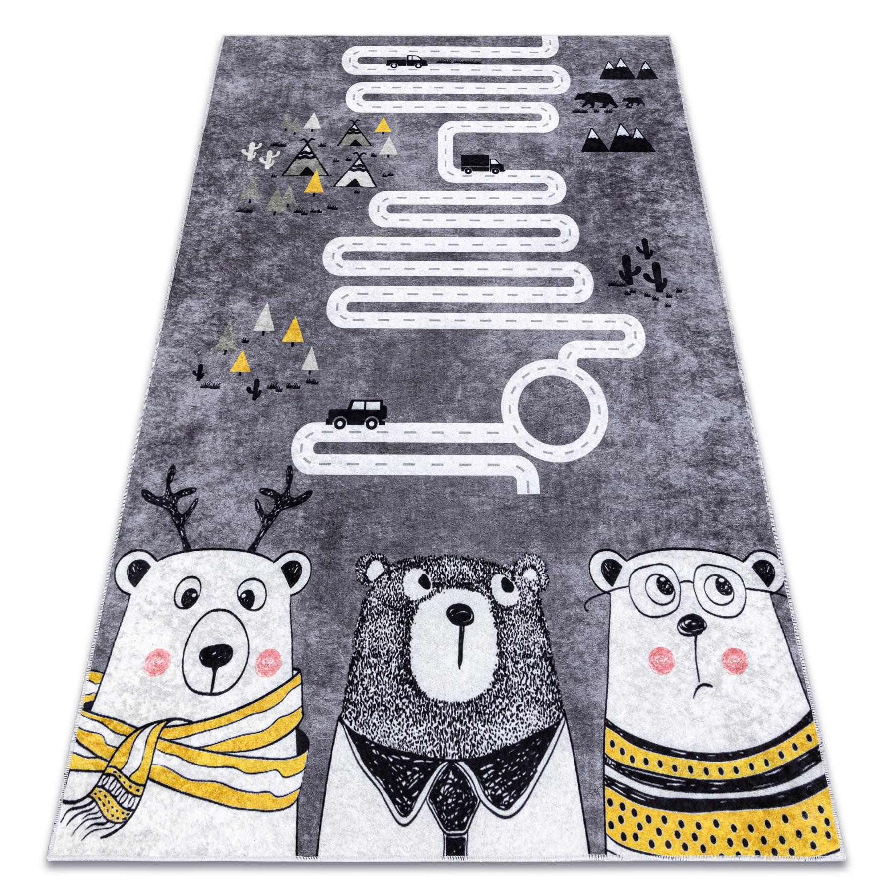 TEPPICH Junior 120/170 cm - Grau, Textil (120/170cm) - rugsX