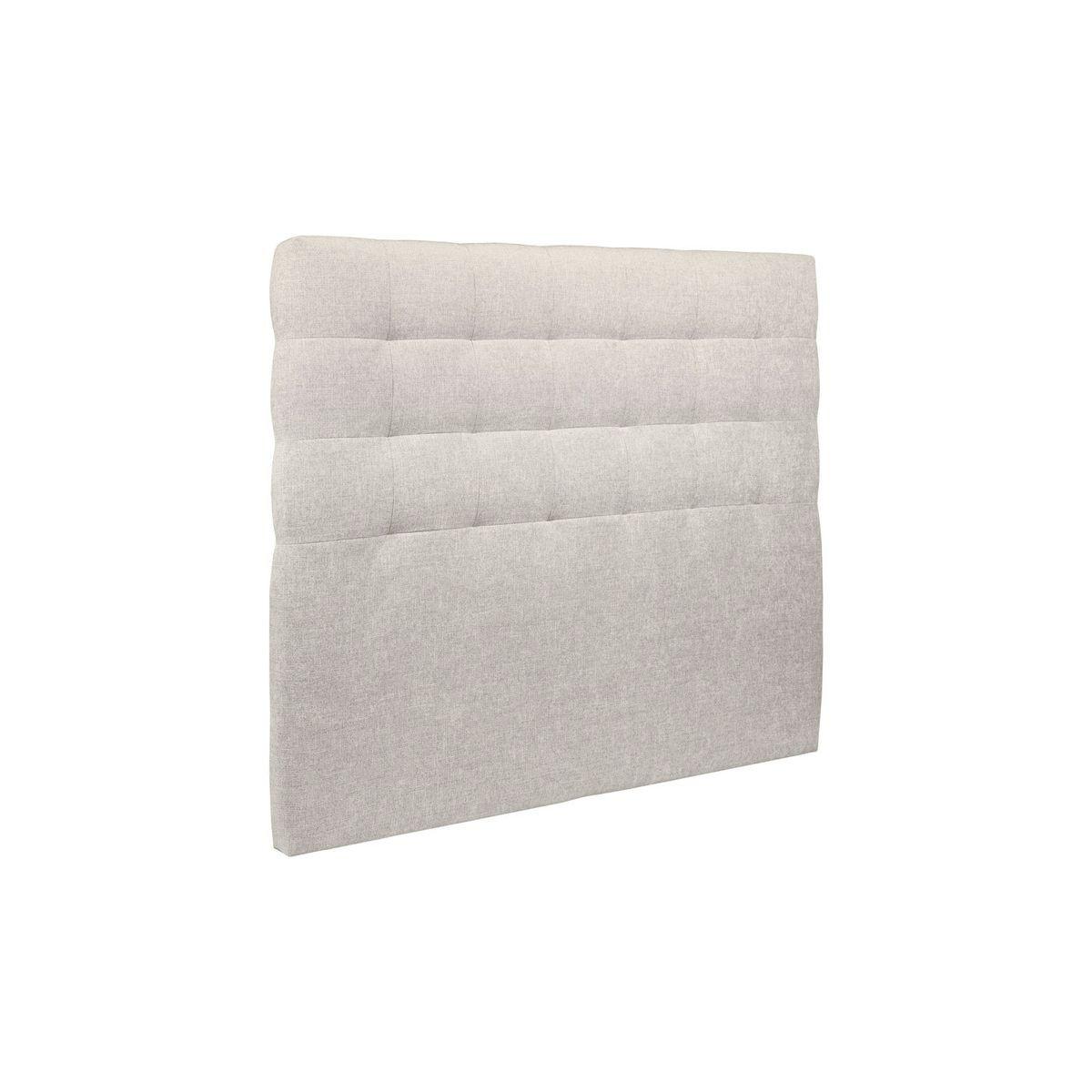 KOPFTEIL gepolstert - Gesteppt – hellbeiger Stoff - 160 cm - Beige, Karton/Holz (160/120/10cm) - Sommeil de Plomb