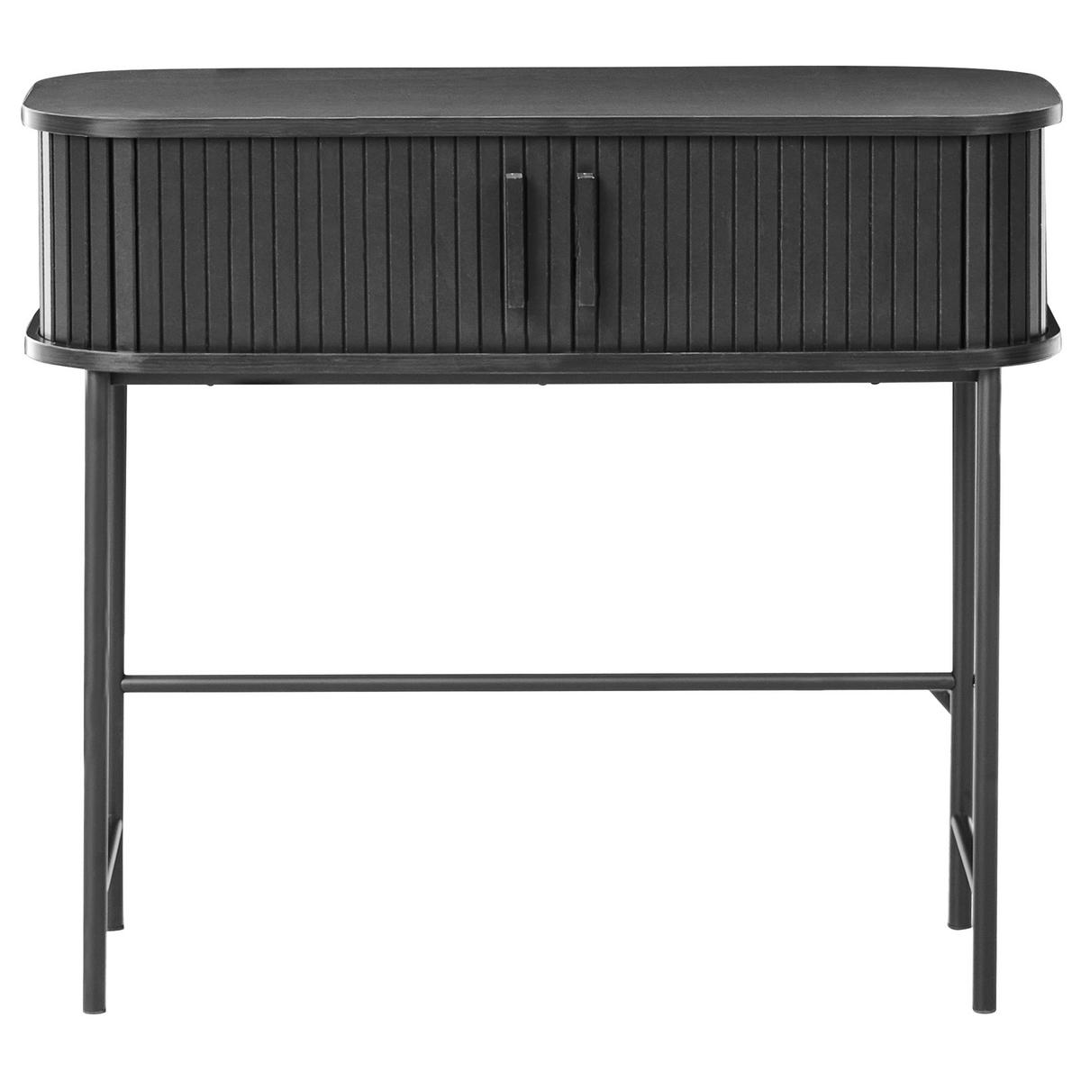 KONSOLENTISCH Schwarz Bradley - Schwarz, Holzwerkstoff (80/70/30cm) - Beliani