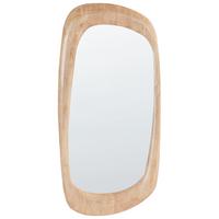 WANDSPIEGEL 57/120 cm Holz Braun Trizay - Braun, Holz (57/120/4cm) - Beliani