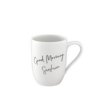 BECHER MIT HENKEL 'GOOD MORNING, SUNSHINE' Statement weiß 290 ml - Weiß, Keramik (0.29L) - Villeroy & Boch