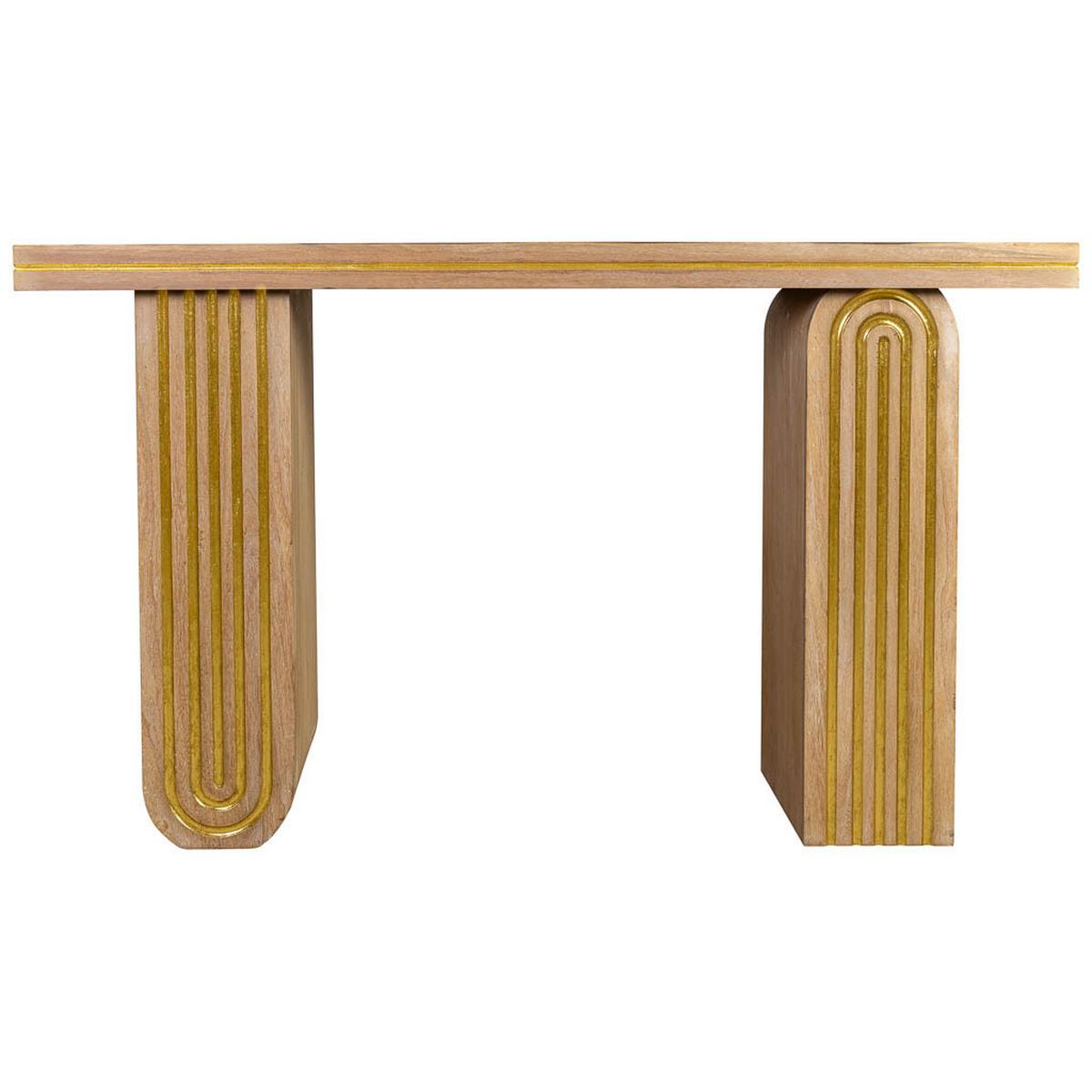 FLURTISCH aus Holz, braun, 141x40x82 - Braun, Holz (40/140/81cm) - Wanderlust