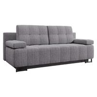 SCHLAFSOFA Morena D - Schwarz/Grau, Holz/Textil (200/90/90cm) - MIRJAN24