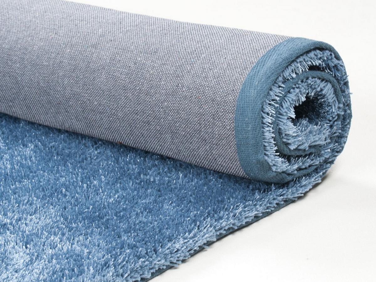 HOCHFLORTEPPICH Alessia 50x80 cm - Blau, Textil (50/80cm) - Gino Falcone