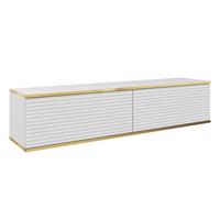 LOWBOARD VENEZIA 135/30/32 cm, Weiß - Weiß, Holzwerkstoff (135/30/32cm) - MASSENO